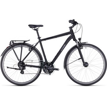 BICICLETA CUBE TOURING BLACK METAL 2023 M (54 cm)