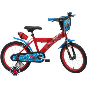 Bicicleta DENVER Spiderman 16 inch, copii 5-9 ani