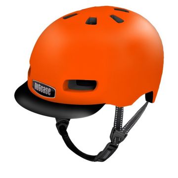 Casca protectie Nutcase Street Solid MIPS Hi Viz M [56-60cm] Portocaliu mat