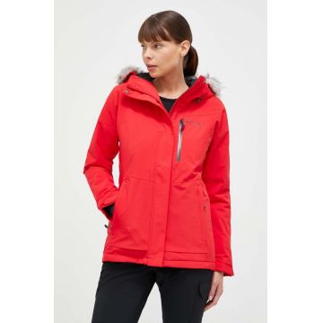 Columbia geaca Ava Alpine Insulated culoarea rosu