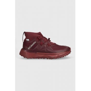 Columbia pantofi Facet 75 Alpha Outdry femei, culoarea bordo
