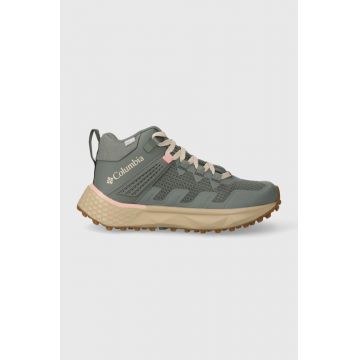 Columbia pantofi Facet 75 Mid Outdry femei, culoarea violet