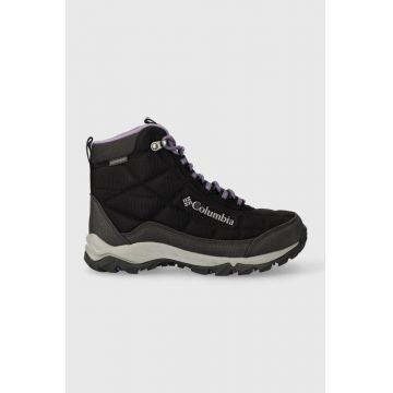 Columbia pantofi Firecamp Boot culoarea negru, izolat