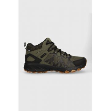 Columbia pantofi Peakfreak II Mid Outdry barbati, culoarea albastru marin