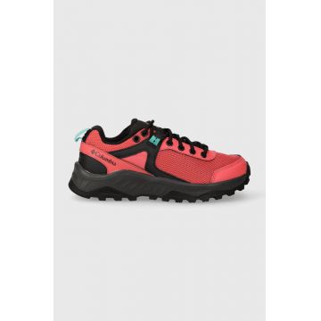 Columbia pantofi Trailstorm Ascend WP femei, culoarea rosu