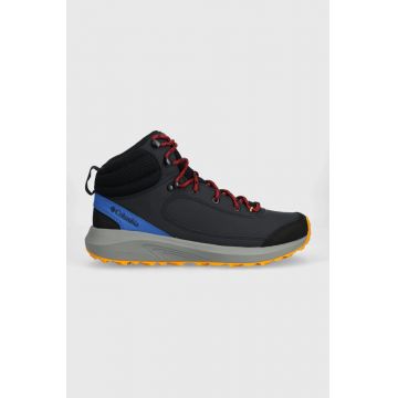 Columbia pantofi Trailstorm Peak Mid barbati, culoarea negru