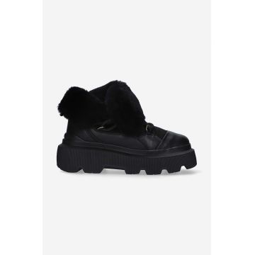 Inuikii bocanci de piele Sneaker Endurance Trekking culoarea negru