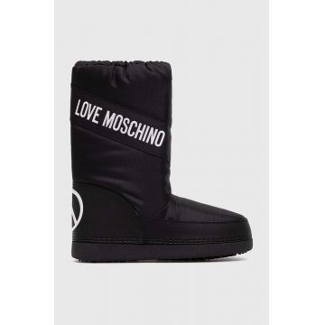 Love Moschino cizme de iarna SKIBOOT20 culoarea negru, JA24032G0HISA000