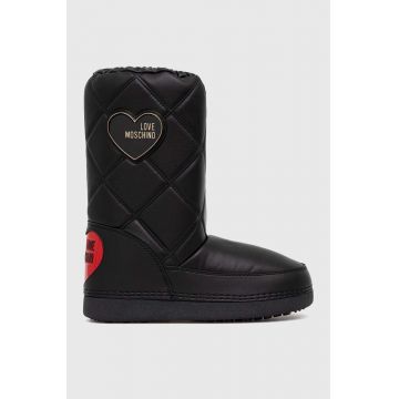 Love Moschino cizme de iarna SKIBOOT20 culoarea negru, JA24172G0HIT7000