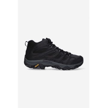 Merrell pantofi Moab 3 Thermo Mid Wp barbati, culoarea negru, izolat