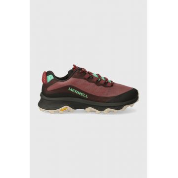 Merrell pantofi Moab Speed femei, culoarea bordo