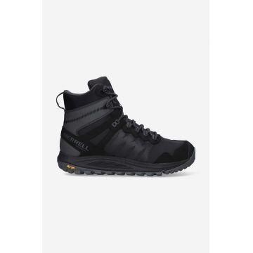 Merrell pantofi Nova Sneaker Boot barbati, culoarea negru, izolare usoara, Merrell Nova Sneaker Boot J066961