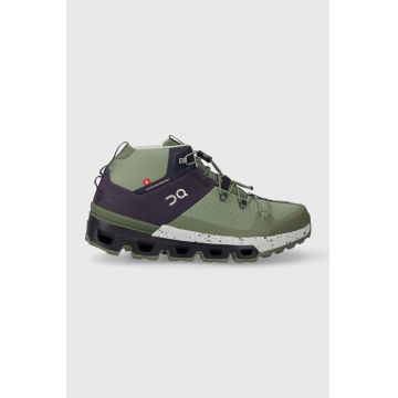 On-running pantofi CLOUDTRAX femei, culoarea verde