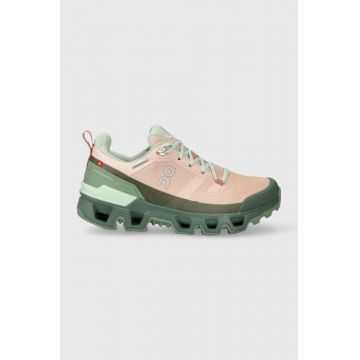 On-running pantofi Cloudwander Waterproof femei, culoarea roz