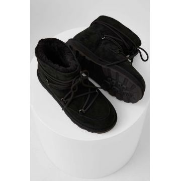 Answear Lab cizme de zapada din piele intoarsa culoarea negru
