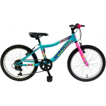 Bicicleta Copii Booster Plasma - 20 Inch, Albastru-Roz