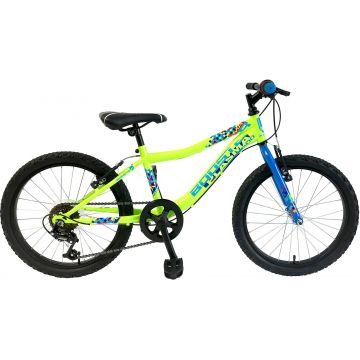 Bicicleta Copii Booster Plasma - 20 Inch, Galben-Albastru