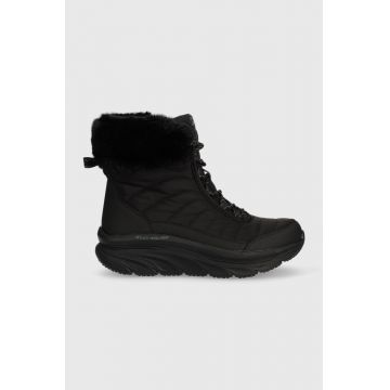 Skechers cizme de iarna D'LUX WALKER culoarea negru
