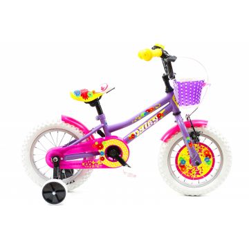 Bicicleta Copii Dhs 1402 Violet 14 Inch