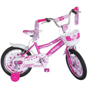 Bicicleta Copii Vision Faworis Culoare Roz Alb Roata 16   Otel