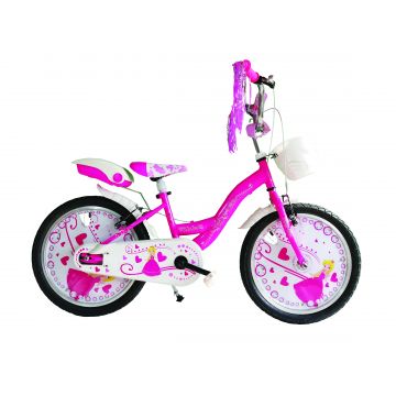 Bicicleta Copii Vision Princesse Culoare Roz Roata 20   Otel