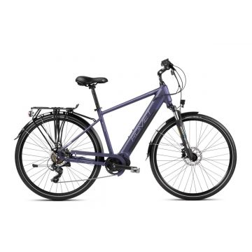 Bicicleta electrica de trekking/oras barbati Romet Wagant 1 MM Mov/Argintiu 2023