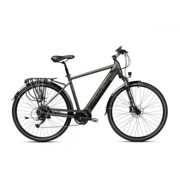 Bicicleta electrica de trekking/oras barbati Romet Wagant 2 MM Maro/Grafit 2023
