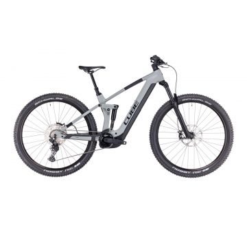 BICICLETA ELECTRICA E-BIKE CUBE STEREO HYBRID 140 HPC PRO 750 Swampgrey Black 2023 cadru L (20) - roti 29