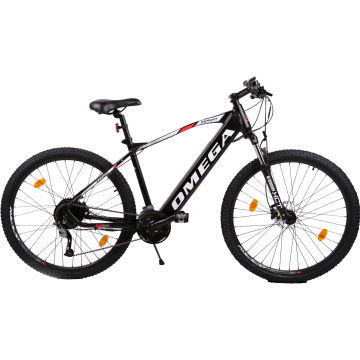 Bicicleta electrica Omega Kerwin 29   negru portocaliu alb