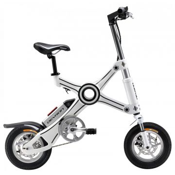 Bicicleta Electrica Pliabila Devron X3 - 20 Inch, Alb
