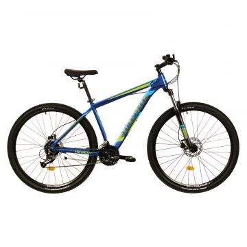 Bicicleta MTB Colinelli COL27, Schimbator Shimano Altus, 24 Viteze, Cadru Aluminiu, Marimea M, Roti 29 inch, Frane pe Disc, Culoare Albastru