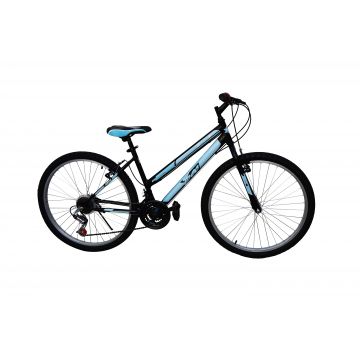 Bicicleta MTB Dame TEC Eros , culoare Negru Albastru, roata 26   Otel