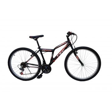 Bicicleta MTB TEC Strong , culoare negru rosu , roata 26   Otel