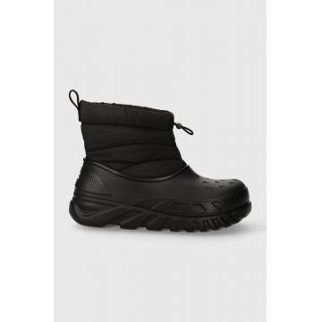 Crocs cizme de iarna Duet Max II Boot culoarea negru, 208773