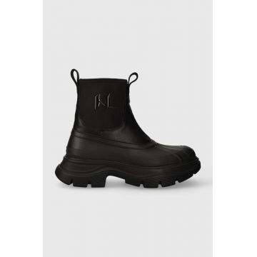 Karl Lagerfeld cizme de iarna LUNA culoarea negru, KL42970