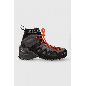 Salewa pantofi Wildfire Edge Mid GTX barbati, culoarea gri