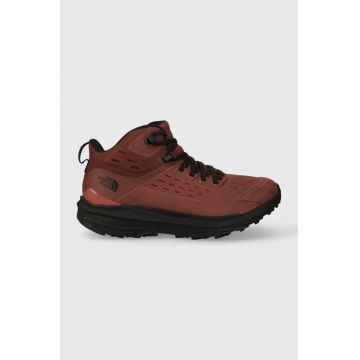 The North Face pantofi Vectiv Exploris 2 Mid Futurelight barbati, culoarea maro