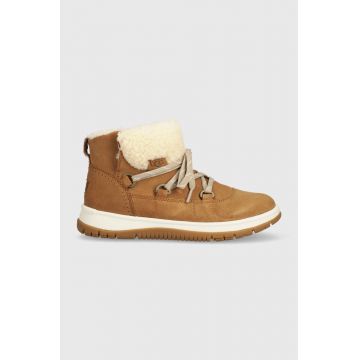 UGG cizme de zapada din piele intoarsa Lakesider Heritage Lace culoarea maro, 1143836