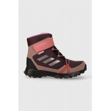 adidas TERREX pantofi copii TERREX SNOW CF R.RD culoarea violet