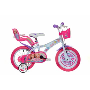 Bicicleta copii 16   - Barbie la plimbare