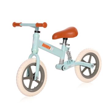 Bicicleta de echilibru fara pedale pentru baieti 12 inch Lorelli Wind Albastru deschis