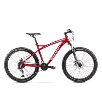 Bicicleta de munte pentru barbati Romet Rambler Fit 26 L/20 Bordo/Argintiu 2021