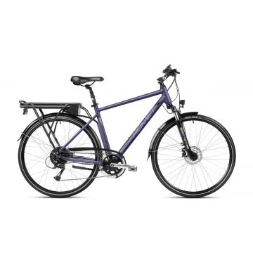 Bicicleta electrica de trekking/oras barbati Romet Wagant 2 RM Mov/Argintiu 2023
