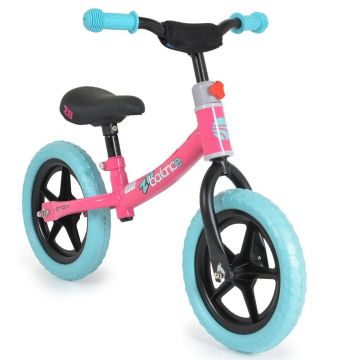 Bicicleta fara pedale fete 12 inch Byox 2B Balanced Roz