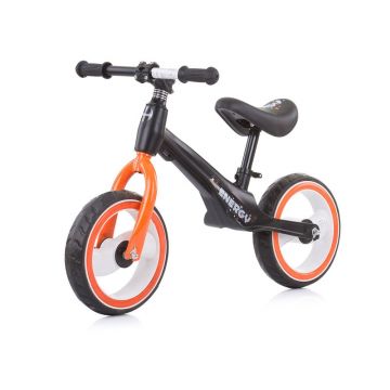 Bicicleta fara pedale unisex 12 inch Chipolino Energy Balancing Portocaliu