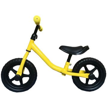 Bicicleta fara pedale unisex 12 inch Ocie Flash Galbena