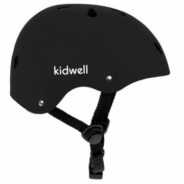 Casca de protectie pentru copii Kidwell ORIX II marimea M 52-56 cm Black Mat