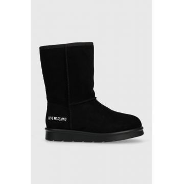 Love Moschino cizme de iarna WINTER30 femei, culoarea negru, JA24453H0HJA5000