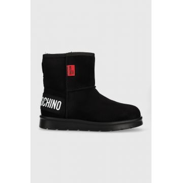 Love Moschino cizme de zapada din piele intoarsa WINTER30 culoarea negru, JA24423H0HJA5000