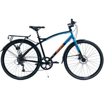 PEGAS Bicicleta Pegas Hoinar aluminiu 28 inch, Shimano Deore 9 viteze, Negru /Albastru